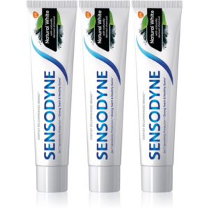 Sensodyne Natural White természetes fogkrém fluoriddal 3x75-Ár