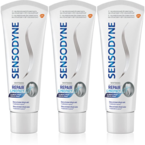 Sensodyne Repair & Protect Whitening fehérítő fogkrém érzékeny fogakra 3x75 ml-Eredeti