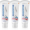 Sensodyne Sensitivity & Gum Whitening fehérítő fogkrém a fogak és a fogíny védelmére 3x75 ml-Eredeti