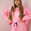 Set 2-piece sweatshirt + trousers light pink
