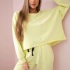Set 2-piece sweatshirt + trousers yellow