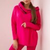 Set cotton sweatshirt + fuchsia leggings