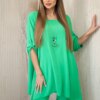 Set of blouse + trousers with pendant light green color