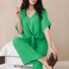 Set of blouses with trousers light green