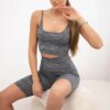 Set of sports top + leggings black
