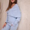 Set of sweaters two-piece azure