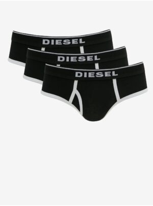 Set of three black women's panties Diesel - Women's