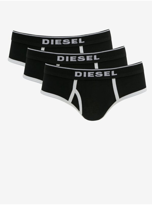 Set of three black women's panties Diesel - Women's