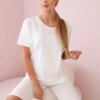 Set of top+leggings ecru