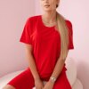 Set of top+leggings red