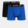 Set of two boxers in black and blue Replay - Men