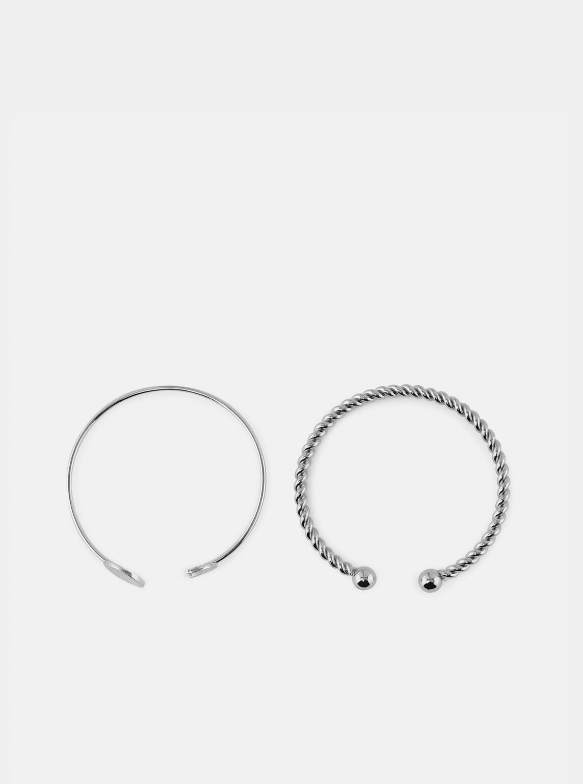 Set of two bracelets in silver color Pieces Arua - Women