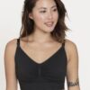 Set of two nursing bras in grey and black DORINA