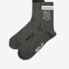 Set of two pairs of men's socks in dark gray Replay - Men