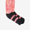 Set of two pairs of socks in black-pink and white Quiksilver - Men