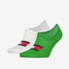 Set of two pairs of socks in white and green Tommy Hilfiger Underw - Men