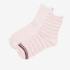 Set of two pairs of women's socks in pink Tommy Hilfiger Underwea - Ladies