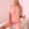 Set top+apricot leggings