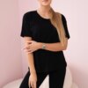 Set top+leggings black