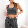 Set top+pants graphite