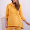 Set with Baggy mustard trousers