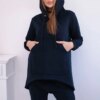 Set with Baggy trousers dark blue