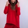 Set with Baggy trousers red
