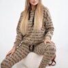 Set with a camel print