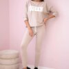 Set with beige Queen print