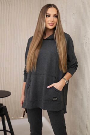 Set with graphite sweatshirt