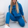 Set with jeans print