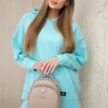 Set with mint sweatshirt