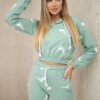 Set with printed guns dark mint