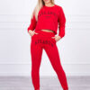 Set with red Atlanta print