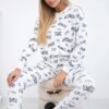 Set with white lettering