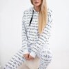 Set with white print