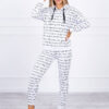 Set with white print