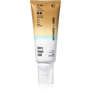 SeventyOne Dry Sun Oil SPF30 védő és száraz napozó olaj arcra
