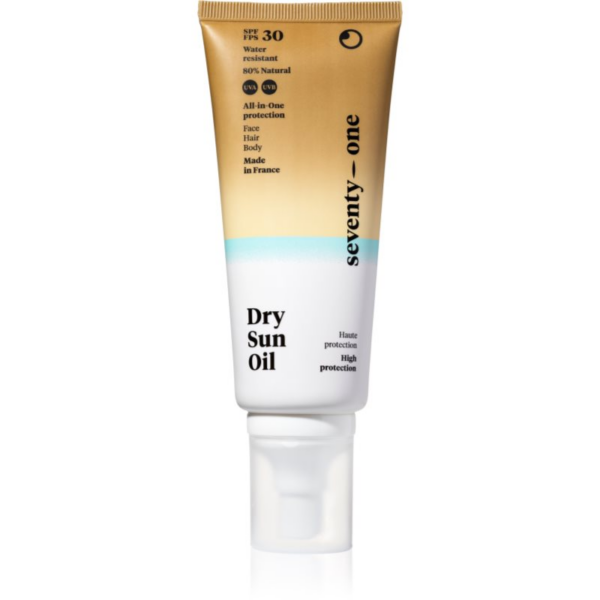 SeventyOne Dry Sun Oil SPF30 védő és száraz napozó olaj arcra