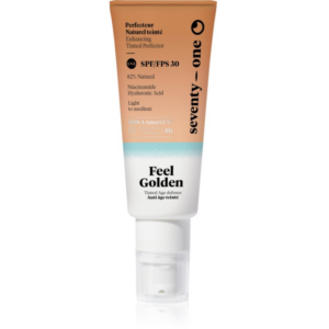 SeventyOne Feel Golden SPF30 tonizáló napozó folyadék az arcra SPF 30 40 ml-ár