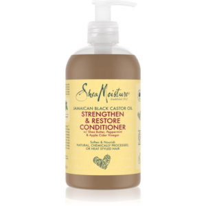 Shea Moisture Jamaican Black Castor Oil Strengthen & Restore erősítő és revitalizáló kondicionáló a károsult hajra és fejbőrre 384 ml-Ár