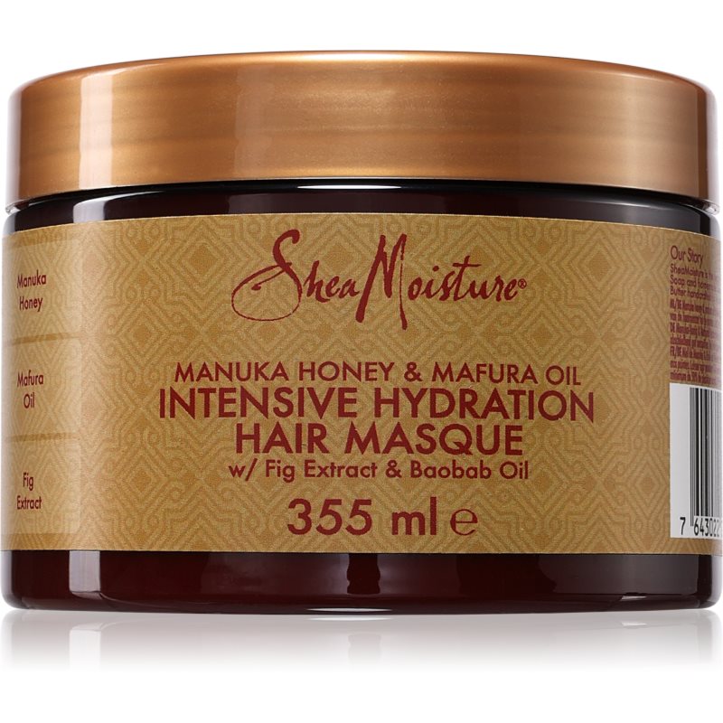 Shea Moisture Manuka Honey & Mafura Oil intenzív hidratáló maszk hajra 355 ml