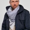 Shemag scarf blue/wht