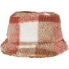 Sherpa Check Bucket Hat whitesand/caramel