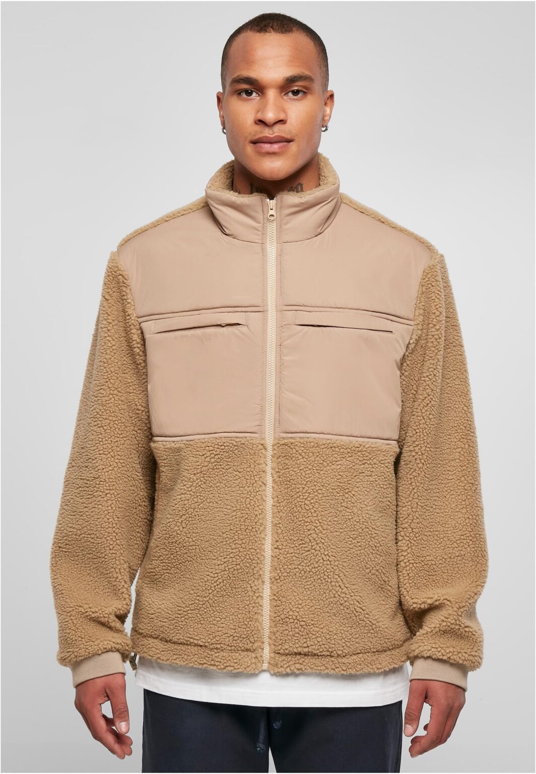 Sherpa union patched jacketbeige