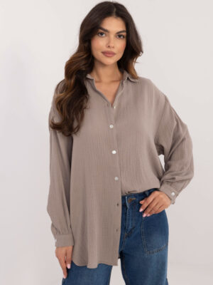 Shirt-D70032M11066D1-dark beige