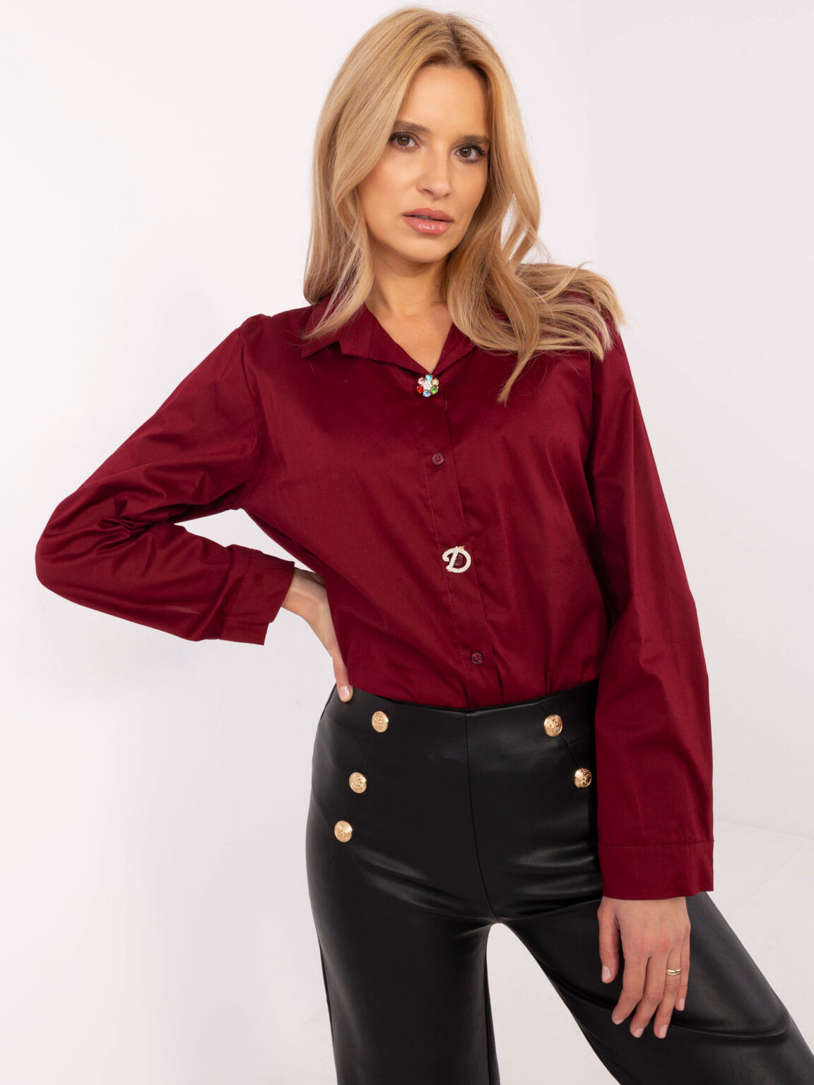Shirt-DHJ-KS-20132.04P-burgundy