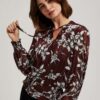Shirt with floral pattern