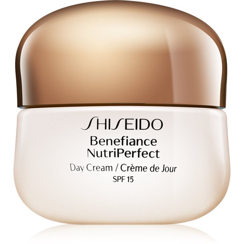 Shiseido Benefiance NutriPerfect Day Cream fiatalító nappali krém SPF 15 50 ml-Eredeti