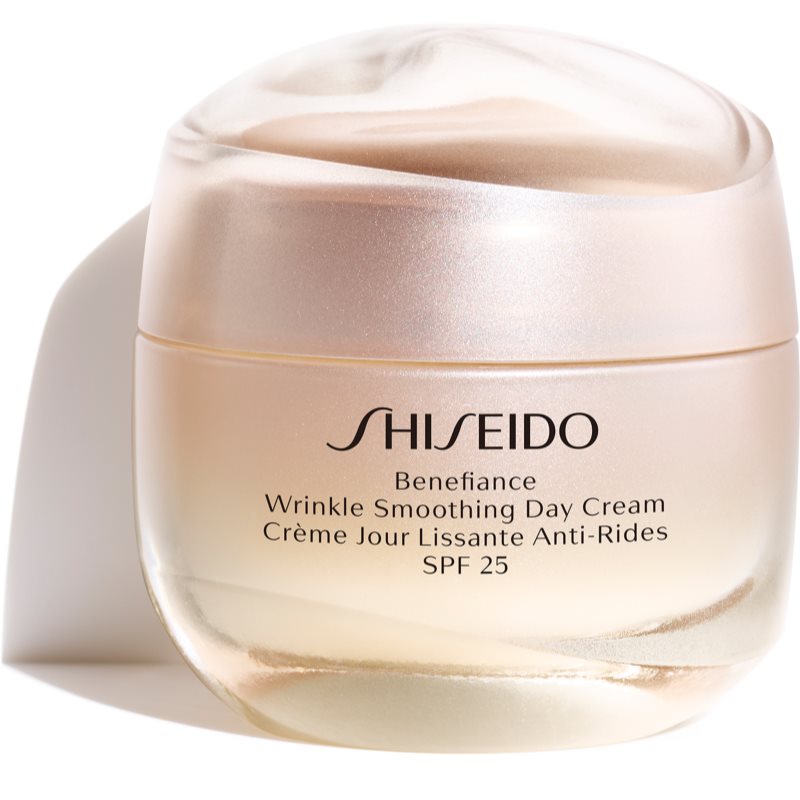 Shiseido Benefiance Wrinkle Smoothing Day Cream nappali krém a ráncok ellen SPF 25 50 ml-Eredeti